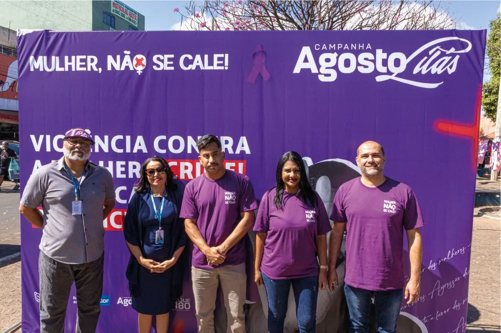 Ação da campanha Mulher, Não Se Cale! — foto 2